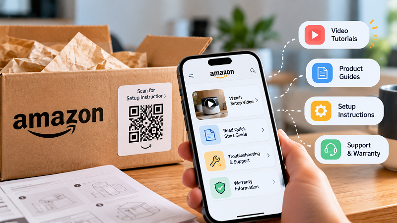 Amazon QR Codes: Make Product Help Easier to Access - Linktoqr.org