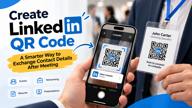 Create LinkedIn QR Code for Faster Networking & Connections - Linktoqr.org