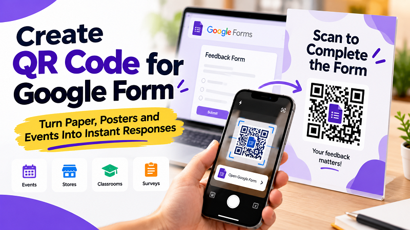 Create QR Code for Google Form & Get More Responses - Linktoqr.org