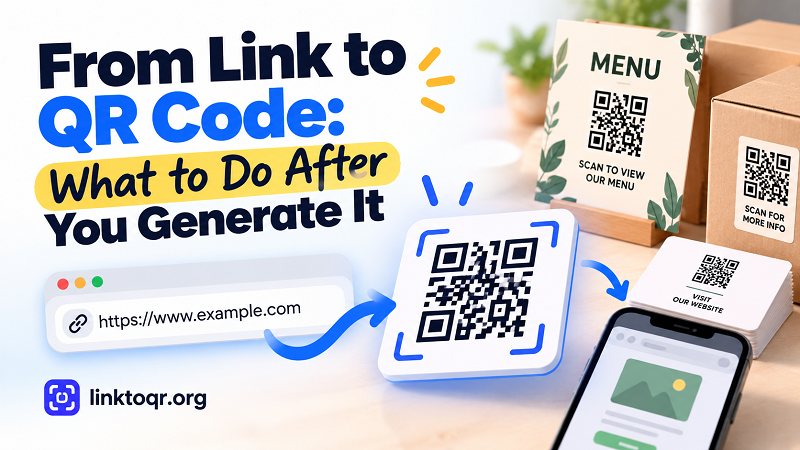 From Link to QR Code: What to Do After You Generate It - Linktoqr.org