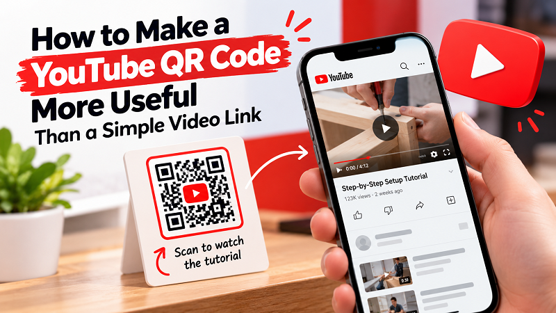 How to Make a YouTube QR Code More Useful - Linktoqr.org How to Make a YouTube QR Code More Useful - Linktoqr.org