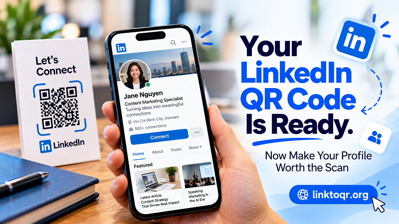 LinkedIn QR Code: Make Your Profile Worth the Scan - Linktoqr.org