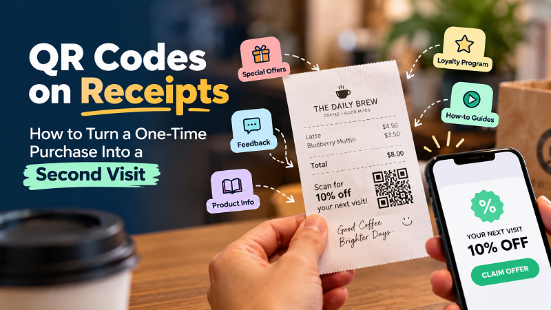 QR Codes on Receipts: Turn One-Time Purchases Into Second Visits - Linktoqr.org QR Codes on Receipts: Turn One-Time Purchases Into Second Visits - Linktoqr.org