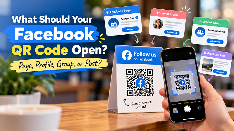 What Should Your Facebook QR Code Open? Page, Profile or Post - Linktoqr.org