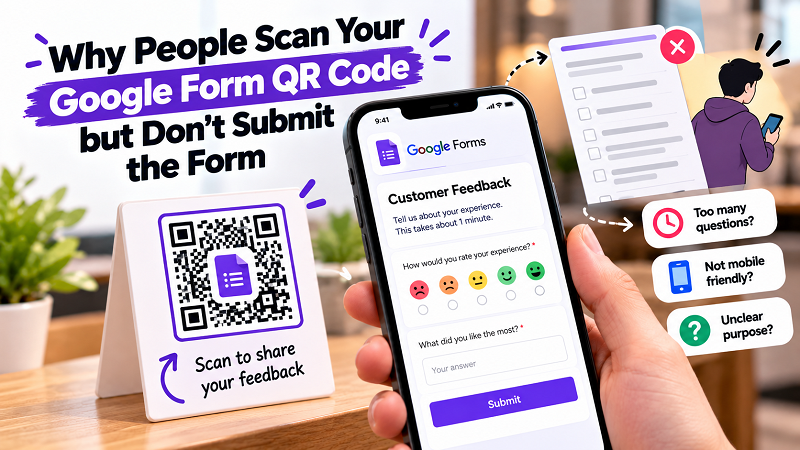 Why People Scan Your Google Form QR Code but Don't Submit - Linktoqr.org Why People Scan Your Google Form QR Code but Don't Submit - Linktoqr.org
